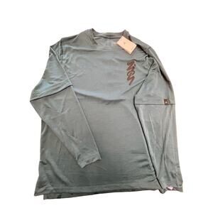 Nike Jordan Zion Sz Med Long Sleeve Shooting Shirt DJ5871 393 Dark Teal GreenNwt